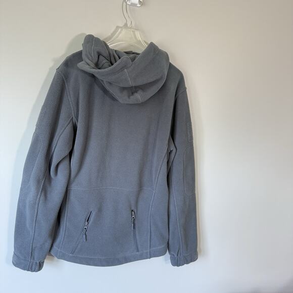 Baerskin Fleece Tactical Gray Hoodie Jacket Small Outerwear Performance Pockets - Picture 3 of 5